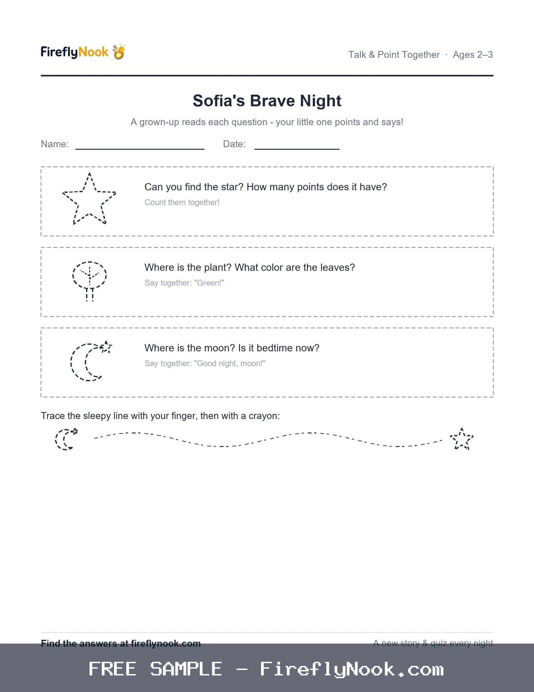 Quiz sheet